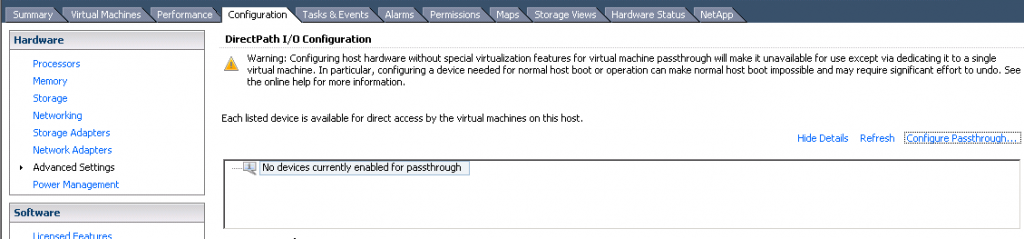 Directpath i o vmware что это