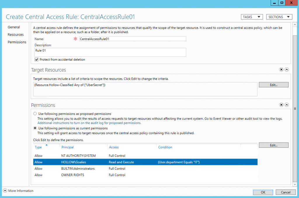 Dynamic access control в windows server 2016 что это такое